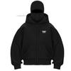 Chaqueta tipo sudadera bordada sencilla con diseño de nicho, resistente al viento, con cremallera de doble cabeza, para otoño e invierno de 2025.