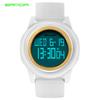 SANDA 337 Reloj de Moda Casual para Hombre Despertador Retroiluminado Multifuncional Reloj Electrónico para Hombre