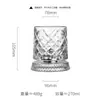 Elegante vaso giratorio de giroscopio para whisky, vaso creativo de uso doméstico para aliviar el estrés, vaso giratorio con base de cristal, vaso para licores