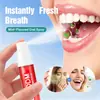Bestseller de comercio exterior transfronterizo: refrescador de aliento sabor a fruta, spray bucal tipo pulsador, personalización OEM de fábrica