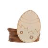 América del Norte Hogar Bricolaje Decoraciones Hechas a Mano Mesa de Comedor Restaurante Manualidades Adornos Colgantes de Madera Huevos de Pascua