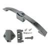 Cerradura de Manija para Puerta de Gabinete Cajón de Yates, Cerradura de Botón Curvo para Gabinete de Pared, Manija de RV, Cerradura de Arco y Flecha para Muebles de Remolque de Camping