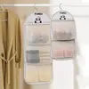 Bolsa Colgante para Guardar Calcetines, Bolsa de Malla para Ropa Interior, Estante de Pared Multicapa para Dormitorio, Estante Colgante sin Taladro para Puerta de Armario