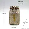 Adorno Pequeño de Resina de Piedra Shigandang, Piedra Taishan para Protección del Hogar, Corregir Esquinas de la Casa, Piedra Feng Shui de Oficina, Regalo de Inauguración