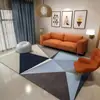 Nueva Alfombra de Piso Sala de Estar Dormitorio Lujo Ligero Alta Calidad Simple Cobertura Total Sofá Alfombra de Piso Grande Mesa de Café Limpiable Alfombra de Mesita de Noche