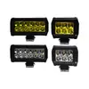 Suministrado Directamente del Fabricante, Modelo Sanmu Fila Única/Doble 6 Perlas Luz de Trabajo de Plástico Luz Auxiliar para Coche Foco de Techo Faro Modificado