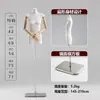 Accesorios para Tienda de Ropa Estilo Coreano Modelo Nuevo Maniquí de Medio Cuerpo Hombros Caídos Pecho Plano Pequeño Busto Soporte de Exhibición para Ropa de Mujer