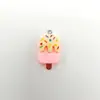 Accesorios de joyería de resina con temática de helado: Collares, pulseras, colgantes, llaveros y dijes para fundas de teléfono para hacer tú mismo