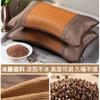 Almohada de Trigo Sarraceno de Verano, Núcleo de Almohada de Ratán Helado de Verano, Soporte para la Columna Cervical para Adultos, Ayuda para Dormir, Almohada de Bambú, Dura para Toda la Cabeza para Hombres