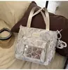 Versión Coreana de la Nueva Mochila Estilo Ins de Alta Apariencia Estilo Universitario Fresca y Linda con Oso para Estudiantes de Secundaria y Preparatoria, Mochila Ligera