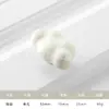 Puxador de cerâmica simples em formato de nuvem para quarto infantil, puxador de gaveta fofo e colorido em formato de bola redonda, puxador de porta de correr para armário e guarda-roupa