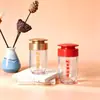 Botella acrílica transparente de 6.3*12 con tapa de disco, frasco de sellado de alimentos de plástico para bayas de goji, botella para productos de salud, frasco para cápsulas de medicina