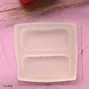 Molde de Silicone para Biscoito de Chocolate e Caramelo de Duas Peças Decoração Gesso Aromaterapia Resina Vela Ferramenta DIY