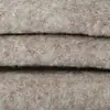 Tecido de lã tricotado na cor aveia para roupas casuais, tecido liso para casacos e jaquetas, material para DIY