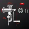 Nuevo producto transfronterizo: máquina para hacer salchichas casera, picadora de carne manual, embutidora de salchichas, molinillo de cacahuetes y frutos secos, picadora de carne de aleación de aluminio