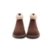 Botas de nieve para niñas, nuevas botas de invierno 2026, botines para niños, zapatos de algodón cálidos forrados de felpa para otoño e invierno, zapatos de algodón de doble capa