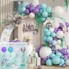 Set de Globos Transfronterizo, Set de Cadena de Globos de Helio Flotantes, Globos de Arco para Fiesta de Cumpleaños