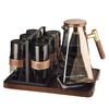 Hervidor de agua de vidrio anti-escaldaduras para sala de estar, apto para el hogar, taza de té, juego de tazas de alta gama, juego de agua, juego de té