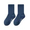 Calcetines Infantiles para Primavera, Otoño e Invierno, Algodón Puro, Calcetines de Algodón Clase A, Calcetines Escolares para Niños y Niñas, Calcetines Deportivos, Sin Costuras, Antibacterianos, de Caña Media