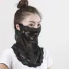 Máscara de Proteção Solar, Protetor de Pescoço, Véu de Proteção Solar, Lenço de Pescoço de Verão Feminino, Protetor de Pescoço com Haste para Orelha