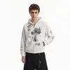 Sudadera con capucha de punto estilo americano, tema oscuro, estampado divertido de estrellas, unisex, chaqueta de diseño holgado