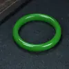 Pulseira de Jade Sintético Verde Imperial 13mm, Pulseira Larga Estreita de Jade Sintético Hetian em Várias Cores, Fabricante de Presentes