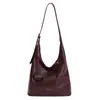 Bolso Tote Retro de Gran Capacidad para Mujer 2025 Otoño Nuevo Bolso de Hombro Cruzado Simple de Alta Gama para el Trabajo y los Viajes