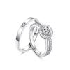 Anel de Casal Par de Anéis S925 Estrela Hotaru Personalidade de Nicho Aberto Ajustável para Homens e Mulheres Atacado Par de Anéis de Alta Qualidade Simples