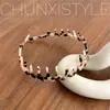 Ácido Acético Gran Ola Dientes en Forma de U Aro para Peinar el Cabello para Mujer Parte Superior Alta del Cráneo Lavado Facial Sombrero que No se Inclina Tarjetas para el Cabello Diadema Esponjosa Anti-desgaste