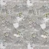 Tela jacquard teñida en hilo de chenilla ultrafina en stock, patrón floral vintage, material engrosado para bolsos, Hanfu, cojines y manteles