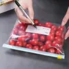 Bolsa de conservación de alimentos frescos, bolsa sellada, gruesa, de grado alimenticio para el hogar, para refrigerador, congelación, bolsa de plástico especial con cierre de cinta y sellado.