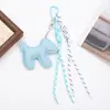 Nuevo Colgante Bolso Perro Dachshund de PU Estilo Miu Oso Erizo Llavero Decoración Accesorios de Cuero de Comercio Exterior Venta al por Mayor