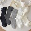 Atacado do fabricante meias masculinas outono e inverno meias de cano médio aperto na cintura resistentes a odores absorventes de suor respiráveis meias esportivas meias de basquete meias de algodão