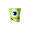 Conjunto de Decoração de Aniversário de Monstro Fofo Colorido Adorável Monstro Pratos de Papel Copos de Papel Caminho de Mesa Topper de Bolo Suprimentos para Festa