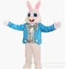 Coelho da Páscoa Coelho Coelho Fantasia de Mascote Roupa de Boneco Montável para Adulto
