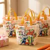 Recuerdos de Cumpleaños para Niños de Jardín de Infancia para Toda la Clase, Bolsas de Regalo para Estudiantes de Primaria, Bolsas de Lona, Temática de Zootopia