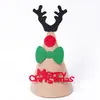 Sombreros de Navidad de Fieltro para Niños Hechos a Mano Suministros para Decoración de Fiestas Fabricante Venta al por Mayor