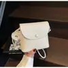 Bolso Cuadrado Pequeño Versátil para Mujer 2025 Nuevo de Moda Bolso Cruzado Otoño e Invierno Diseño de Nicho Retro Bolso de Hombro Simple