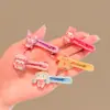 Pinza para el Pelo de Bebé Linda Clip de Dibujos Animados para Niños Flequillo Clip de Color Caramelo Clip de Flor para el Pelo Niña Mechones Laterales Clip de Pato