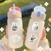 100 Peças de Adesivos Brancos Pequenos Estilo Ins, Decoração Personalizada com Grafite para Cadernos, Celulares, Malas e Adesivos para Atacado