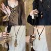 Colar Novo Estilo Étnico Zen Chinês Nicho Retrô Temperamento Corrente Clavicular Moda Luxo Leve Sofisticado Moda Nacional Joias