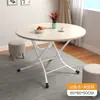 Mesa plegable, mesa de comedor, diseño simple, adecuada para apartamentos de alquiler, mesa cuadrada, mesa redonda para uso doméstico, mesa pequeña para comidas, mesa de almacenamiento, mesa de exterior para montar puestos