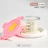 Contenedor de Comida para Bebé, Bol de Vidrio Portátil y Sellado para Bebés al Salir, Adecuado para Cocer al Vapor Natillas de Huevo
