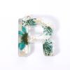 Nueva Resina DIY Transparente Flores Secas de Plantas Accesorios de Letras Inglesas Flores Secas Navidad San Valentín Accesorios de Regalo