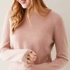 Suéter de cachemira para mujer, cuello redondo, 100% cachemira de montaña, otoño e invierno, nueva prenda de primera línea, suéter de punto de manga larga sin costuras.