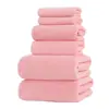 Juego de Toallas de Flores Europeas Tejido de Urdimbre Toalla de Terciopelo Coral Fabricante Venta al por Mayor Hogar Uso Diario Suave Absorbente Cálida Toalla de Terciopelo Toalla de Baño