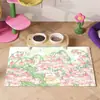 Tapete de Comida para Pet Desenho Animado é à Prova d'Água, à Prova de Vazamentos, à Prova de Sujeira e Resistente ao Desgaste, Universal para Gatos e Cachorros, Fácil de Limpar e Prático para Famílias com Animais de Estimação
