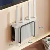 Estante de Colocación para Router Wifi Soporte de Pared para TV Soporte sin Taladro Caja de Almacenamiento para Decodificador