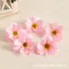 Cabezas de flor de amapola artificiales, cabezas de flor falsas, accesorios para pared de flores de salón de bodas, accesorios de flor para pasador de pelo DIY, decoraciones para ropa