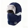Gorro de invierno estilo noreste para hombres y mujeres, con forro de polar, material grueso, diseño a prueba de viento, protección facial y para el cuello integrada, y estilo cálido de poner